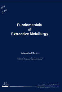Fundamentals of Extractive Metallurgy