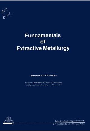 Fundamentals of Extractive Metallurgy
